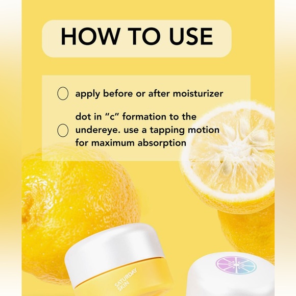 Saturday Skin Eye Cream $32 Retail at Nordstroms - Picture 5 of 7